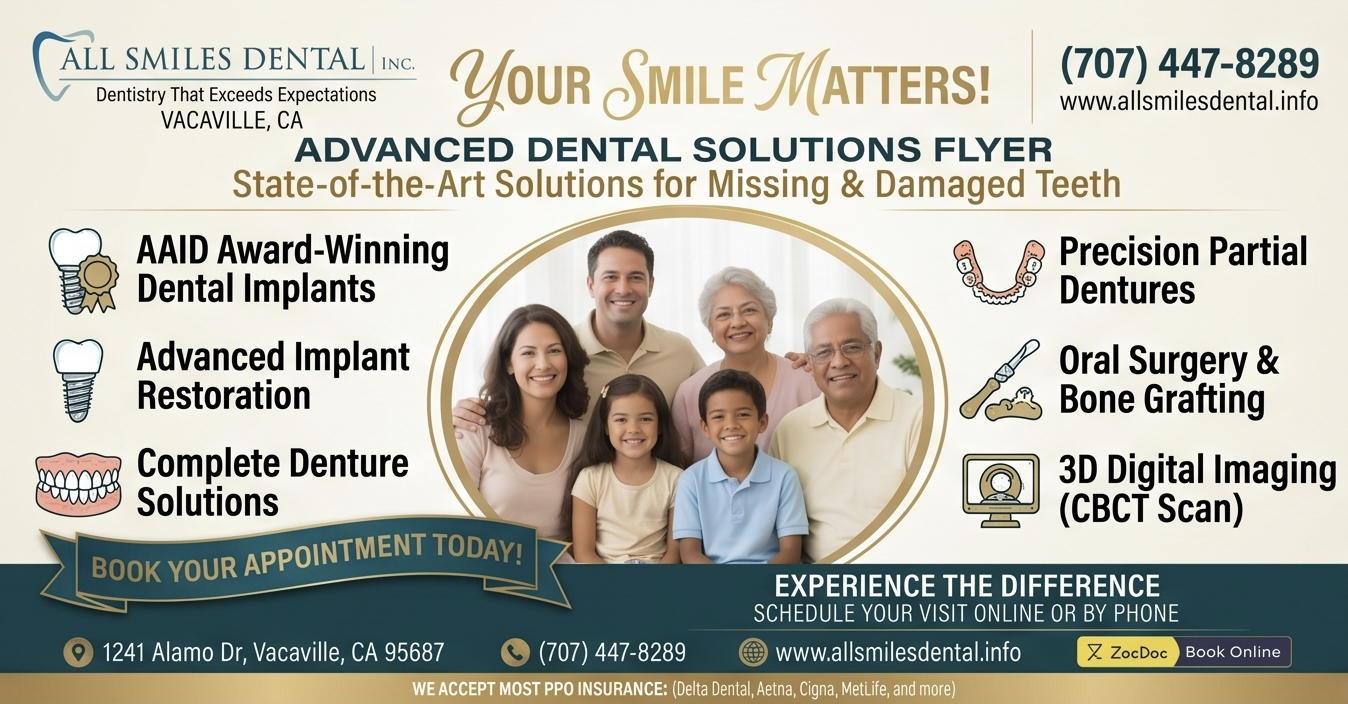  Top-Rated Invisalign Dentist Vacaville | All Smiles Dental (707) 447-8289 